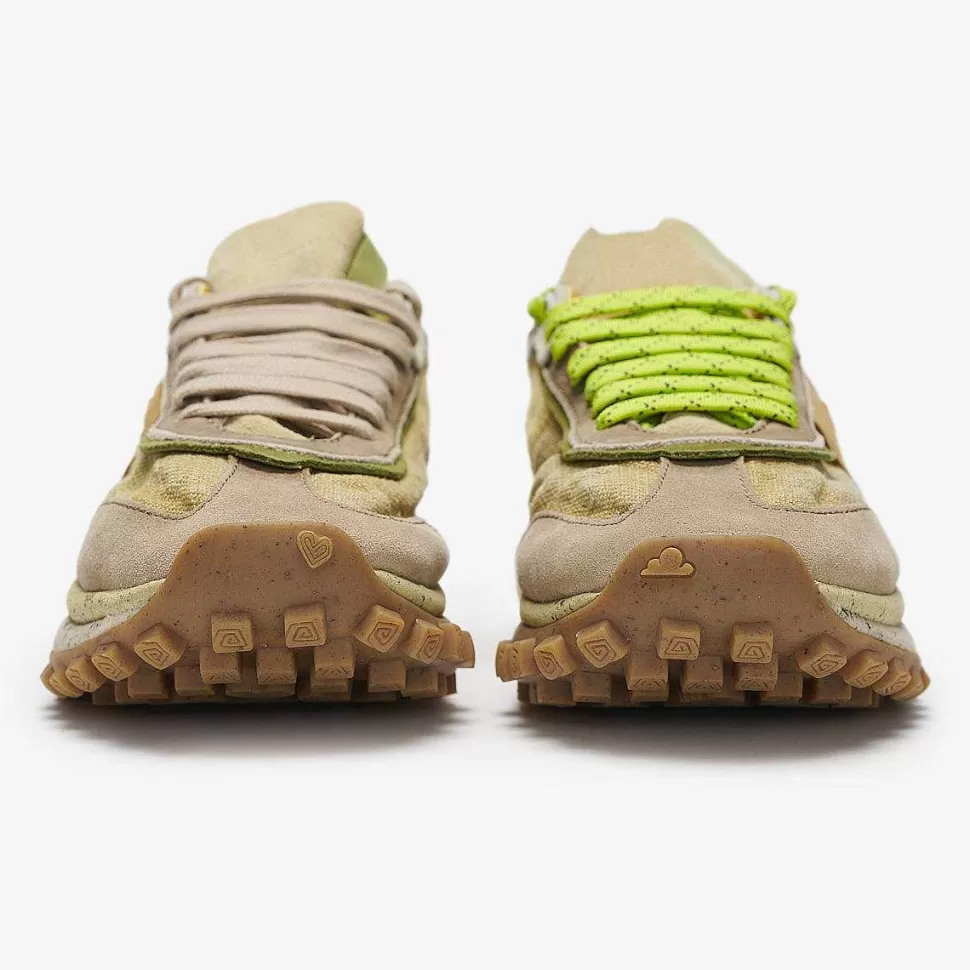 Turnschuhe>Satorisan Dharma-Leinen | Psychadelisches Khaki