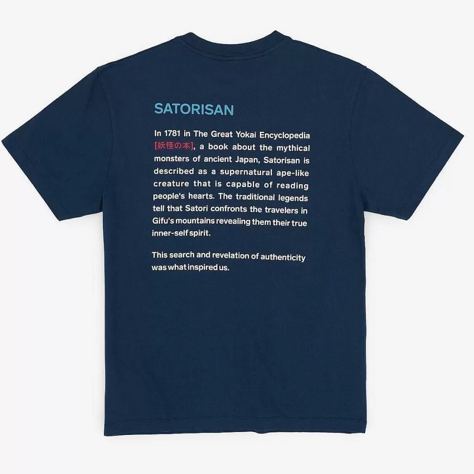 T-Shirts>Satorisan Oversize-T-Shirt Aus Bio-Baumwolle | Herkunft Der Blauen Tinte