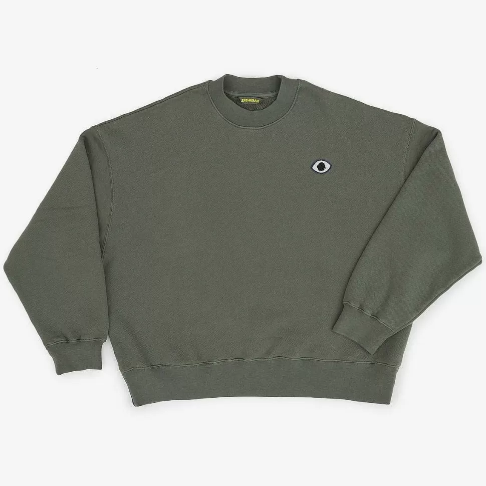 Sweatshirts>Satorisan Sweatshirt Oversize Bio-Baumwolle | Wildes Gras