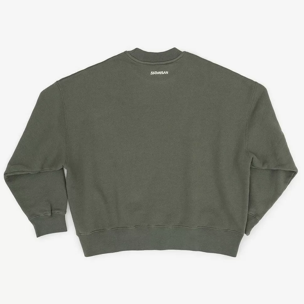 Sweatshirts>Satorisan Sweatshirt Oversize Bio-Baumwolle | Wildes Gras