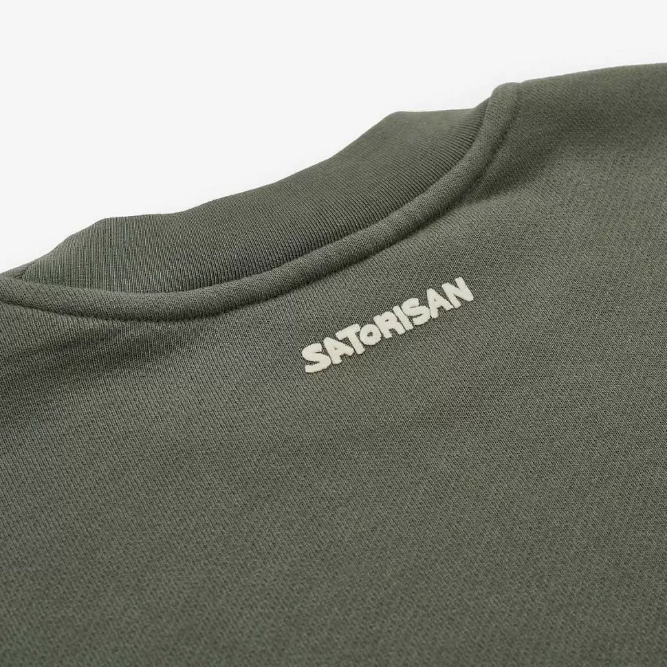 Sweatshirts>Satorisan Sweatshirt Oversize Bio-Baumwolle | Wildes Gras