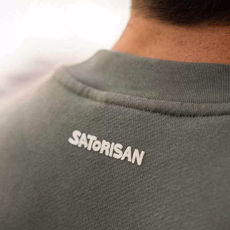 Sweatshirts>Satorisan Sweatshirt Oversize Bio-Baumwolle | Wildes Gras